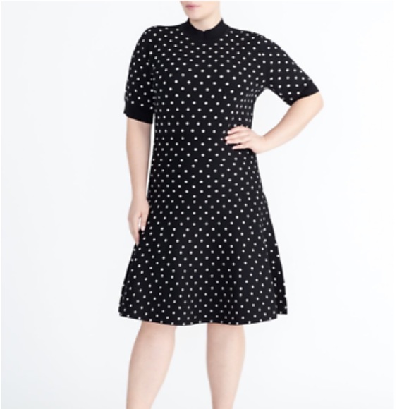 Rachel Roy Polka Dot Flare Dress - Picture 3 of 15